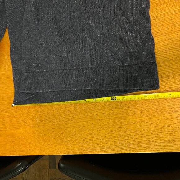 Theory Button Mock-Neck Sweater – Navy – Size M - Picture 2 of 5